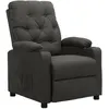 Image de vidaXL Vidaxl Fauteuil Inclinable Gris Fonc¿¿ Tissu