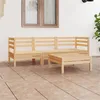 Image de Vidaxl Salon De Jardin 4 Pcs Bois De Pin Massif