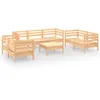 Image de vidaXL Salon de jardin 8 pcs Bois de pin massif3082597