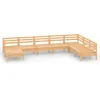 Image de Vidaxl Salon De Jardin 8 Pcs Bois De Pin Massif