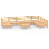 Image de Vidaxl Salon De Jardin 9 Pcs Bois De Pin Massif