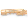 Image de Vidaxl Salon De Jardin 9 Pcs Bois De Pin Massif