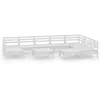 Image de Vidaxl Salon De Jardin 10 Pcs Bois De Pin Massif Blanc