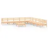 Image de Vidaxl Salon De Jardin 10 Pcs Bois De Pin Massif