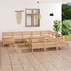 Image de vidaXL Salon de jardin 12 pcs Bois de pin massif3083309