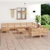 Image de vidaXL Salon de jardin 12 pcs Bois de pin massif3083319