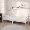 Image de vidaXL Lit de repos avec matelas 90x200 cm Blanc Bois de pin massif3083590
