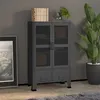 Image de vidaXL Coffre de rangement industriel Anthracite 70x40x115 cm Métal