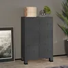 Image de vidaXL Coffre de rangement industriel Anthracite 75x40x115 cm Métal339630