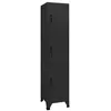 Image de vidaXL Armoire Ã  casiers Noir 38x45x180 cm Acier
