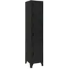 Image de vidaXL Armoire Ã  casiers Noir 38x40x180 cm Acier