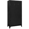 Image de vidaXL Armoire à casiers Noir 90x45x180 cm Acier339806