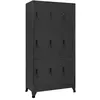 Image de vidaXL Armoire à casiers Anthracite 90x45x180 cm Acier339807