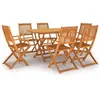 Image de Vidaxl Ensemble De Salle Ã Manger De Jardin 7 Pcs Bois D'acacia Massif