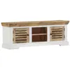 Image de vidaXL Meuble TV 110x30x40 cm Bois massif de manguier337848