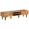 Image de vidaXL Meuble TV 145x35x35 cm Bois d'acacia massif