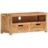 Image de vidaXL Meuble TV 88x35x40 cm bois d'acacia massif