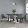 Image de vidaXL Chaises à manger lot de 6 gris PP3082343