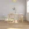 Image de vidaXL Chaises Ã  manger lot de 6 Transparent PET
