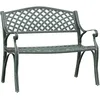 Image de Vidaxl Banc De Jardin 102 Cm Aluminium CoulÃ© Vert