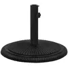 Image de vidaXL Vidaxl Socle De Parasol Noir 45x45x30 Cm Fonte