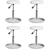 Image de Vidaxl Chaises De Salle Ã  manger 4 Pcs Blanc Similicuir