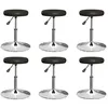 Image de vidaXL Chaises à manger lot de 6 noir similicuir3085589