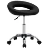Image de vidaXL Chaise pivotante à manger Noir Similicuir3085830