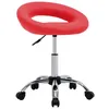 Image de vidaXL Chaise pivotante à manger Rouge Similicuir3085831