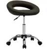 Image de vidaXL Vidaxl Chaise Pivotante De Salle À Manger Marron Similicuir