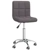 Image de vidaXL Chaise pivotante de salle à manger Taupe Tissu3087540