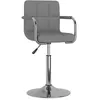 Image de vidaXL Chaise de salle à manger Gris clair Tissu3087876