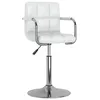 Image de vidaXL Chaise de salle à manger Blanc Similicuir 3087906