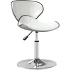 Image de vidaXL Chaise de salle à manger Blanc Similicuir 3088595