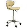 Image de vidaXL Chaise de bureau CrÃ¨me Similicuir