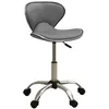 Image de vidaXL Chaise de bureau Gris Similicuir