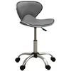 Image de vidaXL Chaise de bureau Gris Similicuir