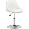 Image de vidaXL Tabouret de bar Blanc Similicuir3088655