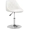 Image de vidaXL Vidaxl Tabouret De Bar Blanc Similicuir