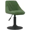 Image de vidaXL Chaise de salle à manger Vert foncé Velours3088816