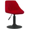 Image de vidaXL Chaise de salle à manger Rouge bordeaux Velours3088819