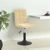 Image de vidaXL Chaises pivotantes à manger lot de 4 crème velours3089288