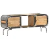 Image de Vidaxl Meuble Tv 110x30x42 Cm Bois Massif De Manguier