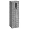 Image de vidaXL Poteau à panier de gabion 40x40x140 cm Fer151262
