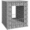 Image de Vidaxl Poteau Ã Panier De Gabion 50x50x60 Cm Fer