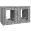 Image de vidaXL Poteaux à panier de gabion 2 pcs 50x50x60 cm Fer151267