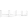 Image de Vidaxl Panier De Gabion En Forme De U Avec 5 Poteaux Fer 500x20x100 Cm