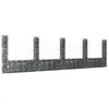Image de vidaXL Panier de gabion en forme de U avec 5 poteaux Fer 500x20x150 cm151285