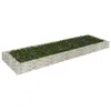 Image de vidaXL Lit surélevé à gabion Acier galvanisé 300x100x20 cm151313