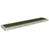 Image de vidaXL Lit surélevé à gabion Acier galvanisé 500x100x20 cm151315
